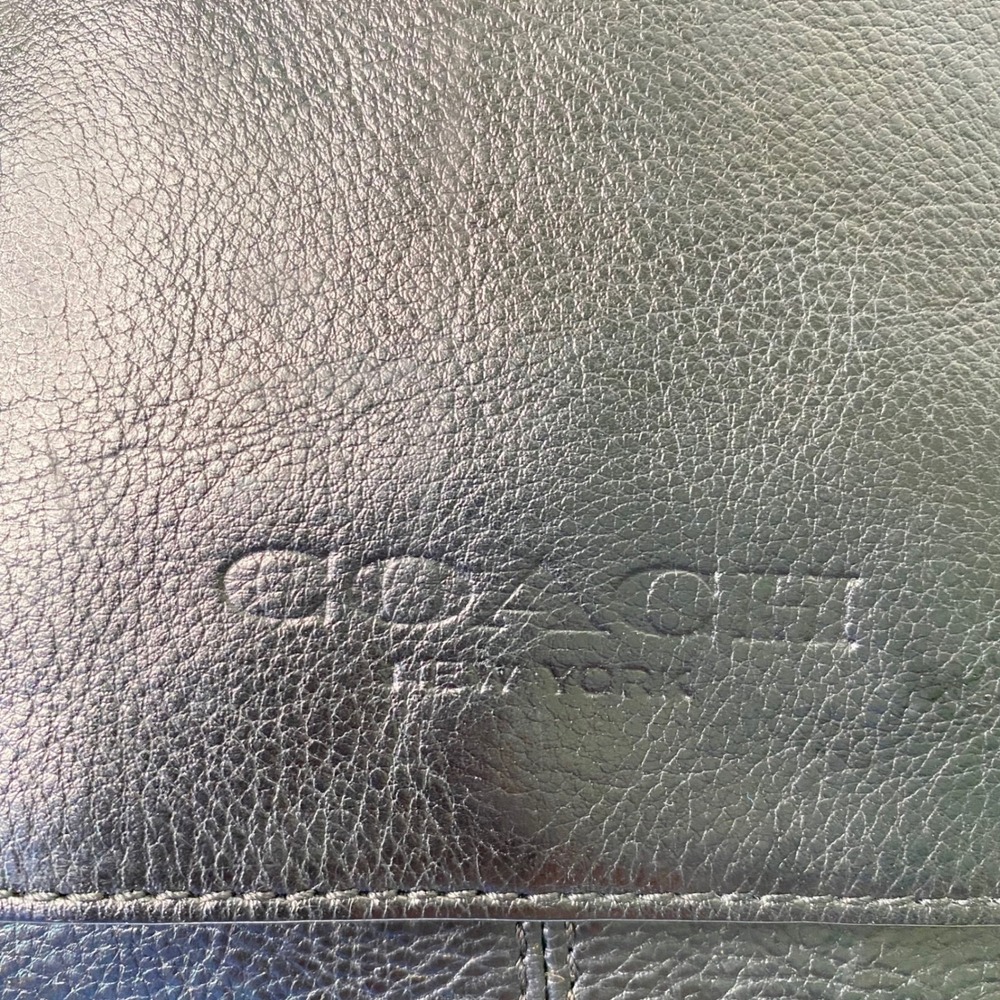 COACH Sullivan Small Messenger‎ Crossbody Purse Black Calf Leather Unisex F72108 - Picture 7 of 16